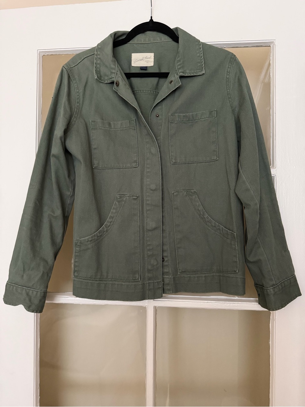 Universal Thread Green Utility Jacket with Patch Pockets